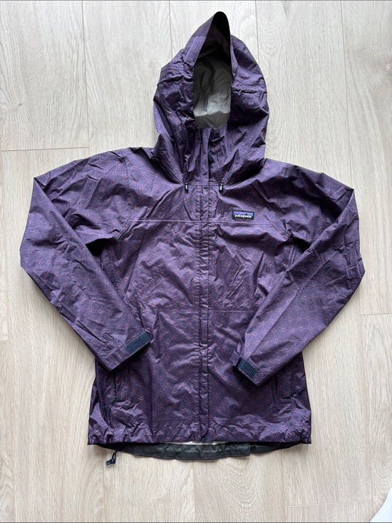 Patagonia Jackets & Blazers - Patagonia Purple Hooded Shell Jacket
